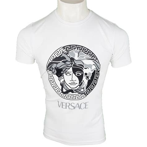 camisa blanca versace hombre|camisas versace para hombre.